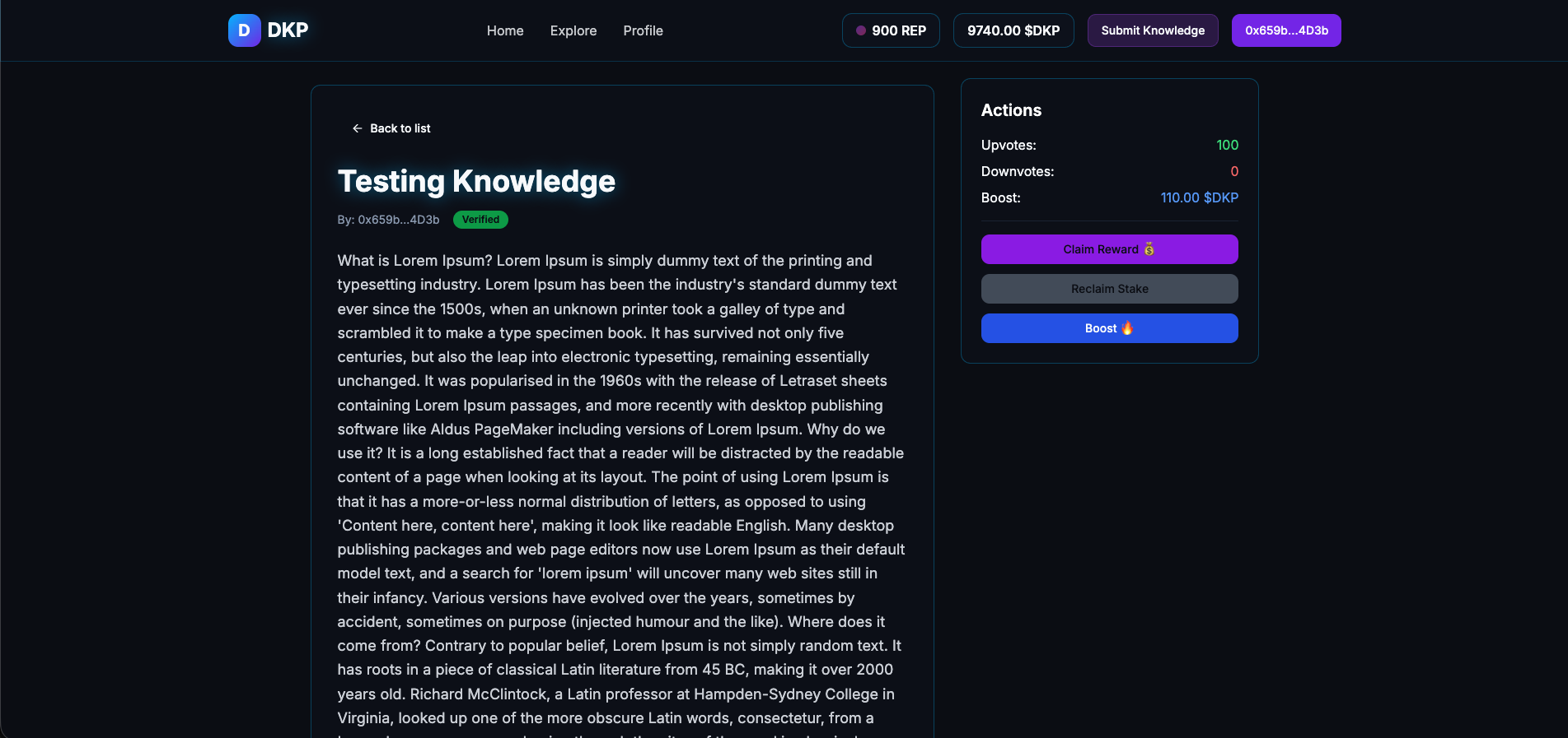IPFS-based decentralized storage architecture